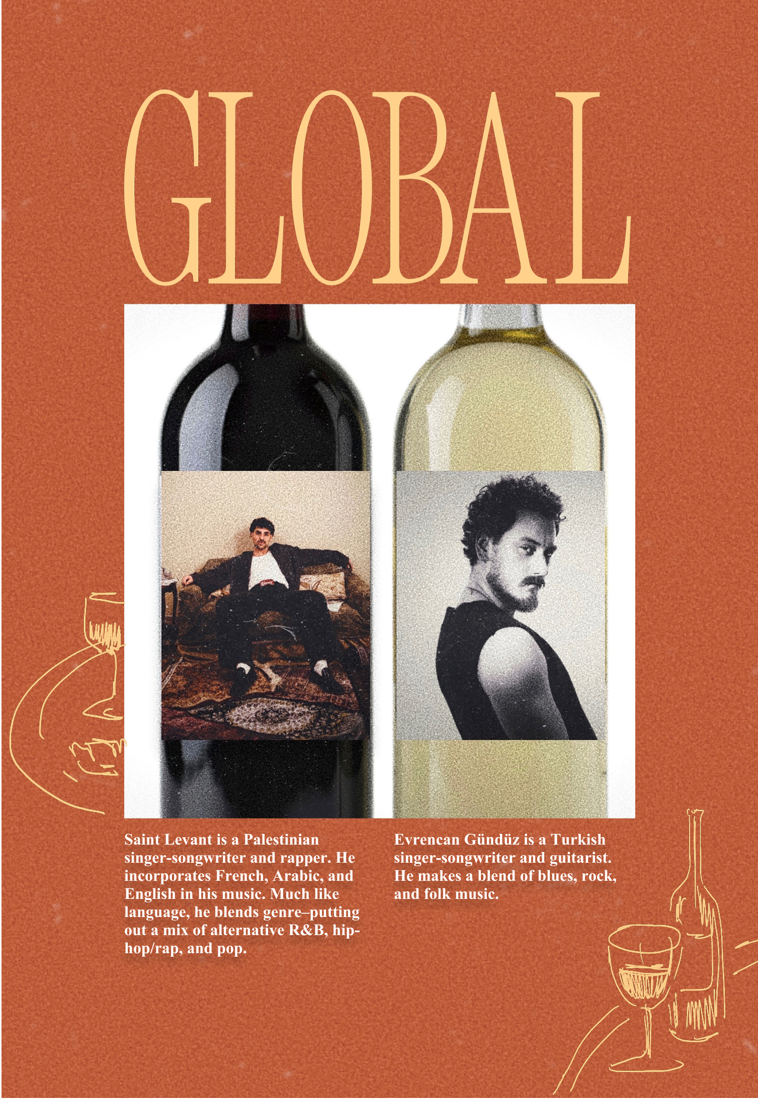 Global artists mobile zine page 1.